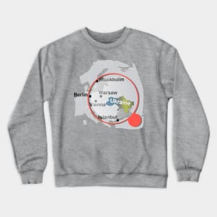 Ukraine under dandruff Crewneck Sweatshirt